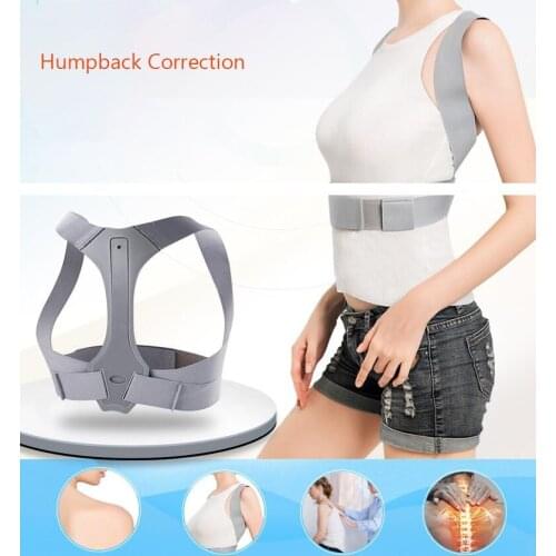 Unisex/Child Adjustable Therapy Humpback Posture Corrector Brace Shoulder Back Support Belt Spine Lumbar Brace Support Belt