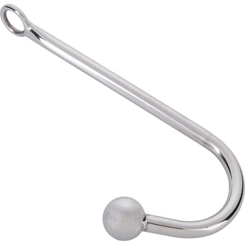 Sex toy for Woman Adult Anal Plug Hook Plug Master Close Ring Stainless Steel Plug Sex Toys for Adult Push Tair Sex Beads