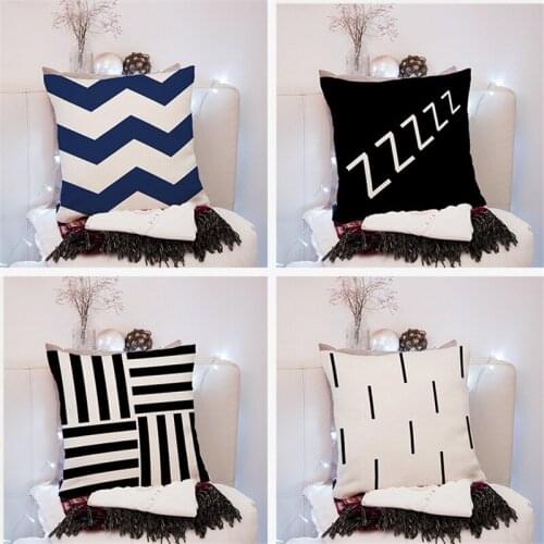 BEI modern linen cotton Short plush pillow case popular home sofa car cushion cover pillowcase household products home decorate