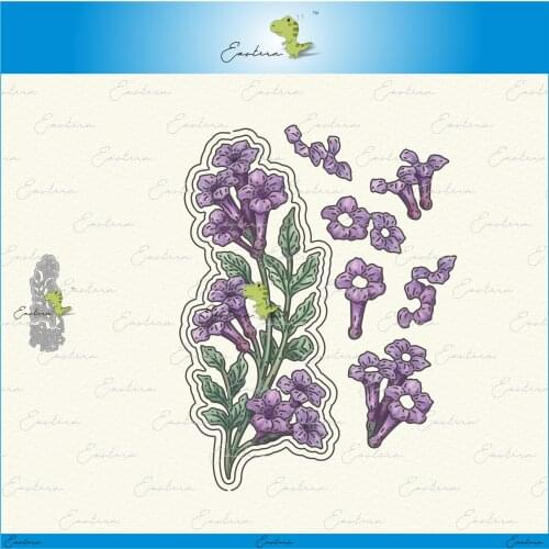 Trumpet Vine metal cutting dies 2021 new diy die molds Scrapbooking Paper Making die cuts crafts large die