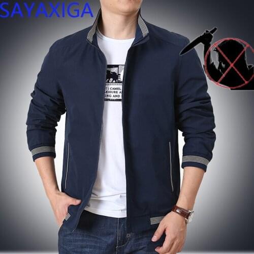 Self-Defense protective Clothing tops Anti-Cut Stab-resistant men jacket knife Cut Proof Military police businessmen outwear 5XL