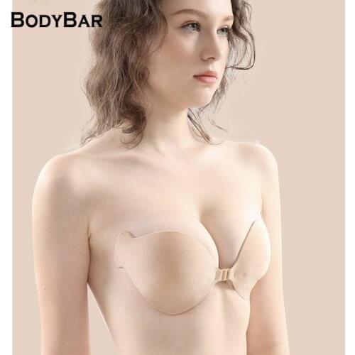 Female Silicone Invisible Stickers Push Up Lift Up Bras Tape Anti Emptied Chest Paste Adhesive Sticker Cover For Women Dress Bra