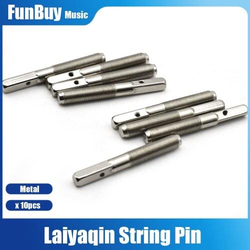 10pcs Lyre Small Harp String Pin Nails Heptachord Fixed String Screws Pins Musical Stringed Instrument Parts
