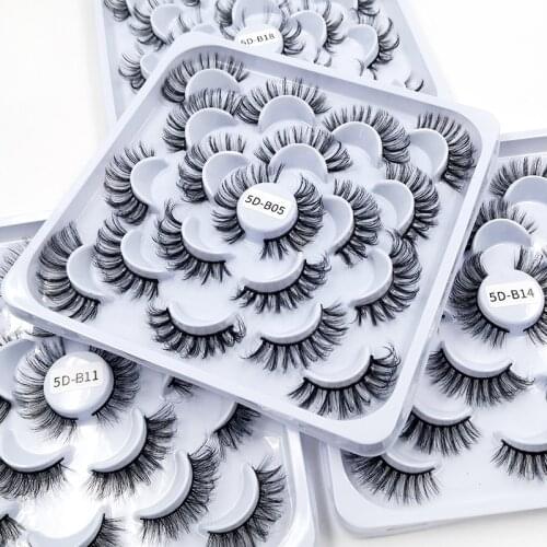 15mm-25mm 3D Faux Mink Eyelashes Natural Thick Long False Eyelashes Dramatic Fake Lashes Makeup Extension Eyelashes maquiagem