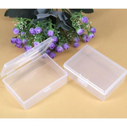 2pcs Transparent Plastic Box Playing Cards Container Tarots Poker Card Storage Case Mini Tool Element Packing Storage Boxes