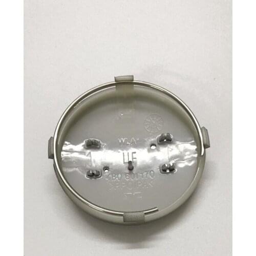 20pcs 60mm gray black car Wheel Center Cap Hub Caps Car Rims Cover Badge Emblem For C5 4B0601170 4B0 601 170 Car Accessories