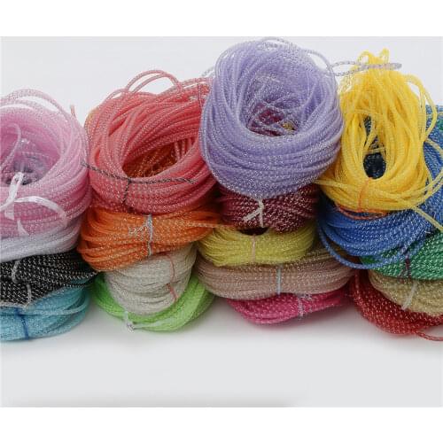 4mm magic color Tubular Horsehair Crinoline Tube Crin elastic net tube skirt clothing accessories