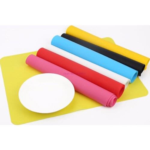 50pcs 40*30CM Silicone Baking Mat Non Stick Pan Liner Placemat Table Protector Kitchen Pastry Liner Baking Bakeware Mat
