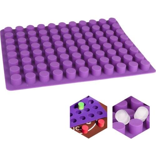 88 Cavities Mini Round Cheese Cakes Molds Baking Silicone Mold For Chocolate Truffle Jelly And Candy Ice Mold