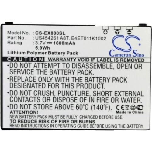 Cameron Sino 1600mAh battery for ACER Tempo M900 BT0010T002 BT0010T003 E3AR061K2002 E4ET011K1002 US454261 A8T