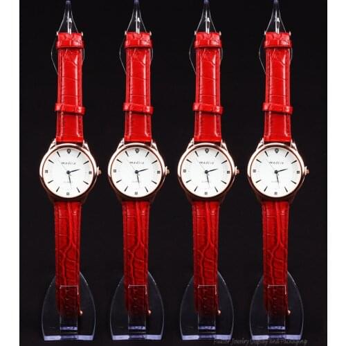 Wholesale 30pcs/lot Acrylic Watch Display Rack Watch Holder Watch Dispaly Stand Jewelry Display Shelf Showcase