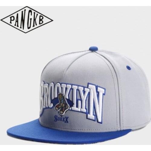 PANGKB Brand BK SOCKS CAP Letter Hip-Hop Street dance snapback hat for men women adult outdoor casual sun baseball cap