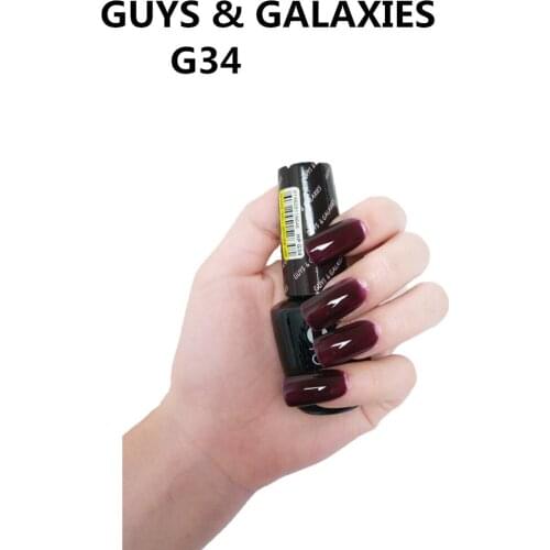 G34 Guys Galaxies 15ml UV LED Gel Polish Vernis Permanent Lasting Shine opies Nail Art (need lamp dry)