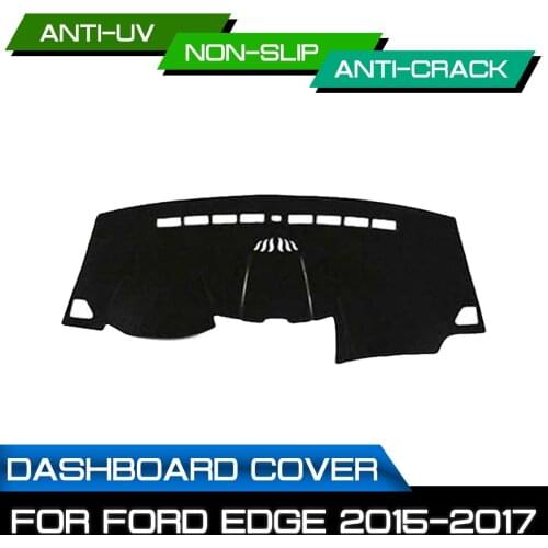 Car Dashboard Mat for Ford Edge 2015 2016 2017 Anti-dirty Non-slip Dash Cover Mat UV Protection Shade