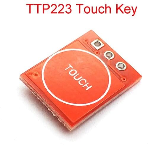5Pcs TTP223 Touch Key Switch Module Touching Button Self-Locking/No-Locking Capacitive Switches Single Channel Reconstruction