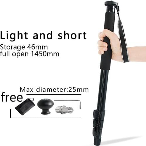 BEXIN MAB254 Aluminum Camera tripod Monopod Extendable Lightweight Tripod unipod Monopod For Canon Nikon Sony Pentax DSLR Camera