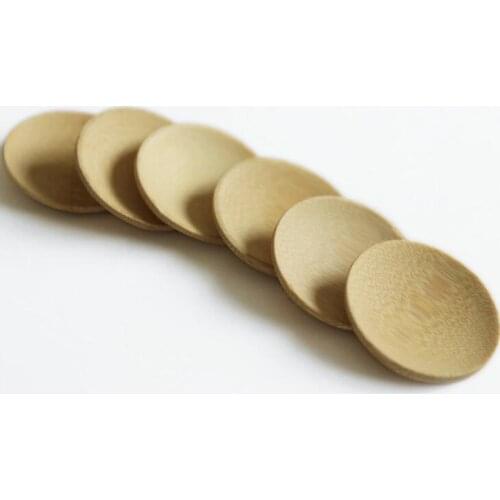 Natural Bamboo Square Round Dish Family Small Fruit Dessert Dish Snack Party Home Food Tray Plate LX2356