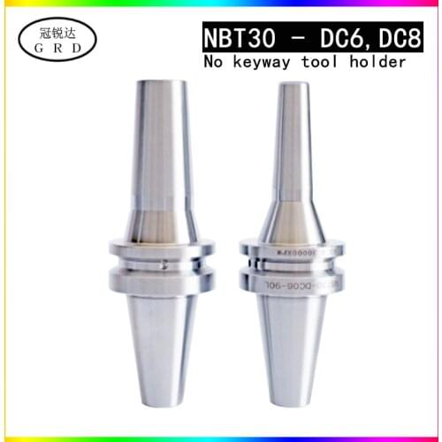 Nbt30 no keyway High precision and high speed NBT30 dc knife shank dc6 dc8 60L 90l spindle dc chuck tool holder machining center