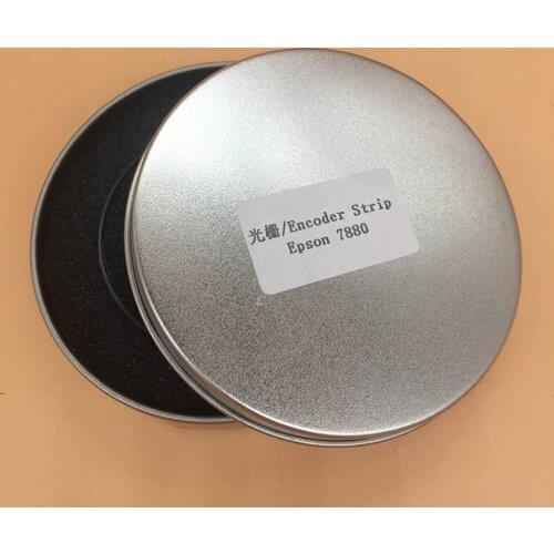 1PCS DX5 printhead Encoder strip for Epson 7880 7800C 7450 eco solvent UV printer raster strip film with hole thickened type