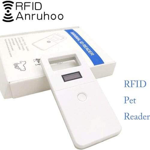 RFID Pet Card Reader FDX-B 134.2Khz Cat Dog Animal Chip Handheld Mini Scanner Induction Sensitive Animal Tag Card Number Reader