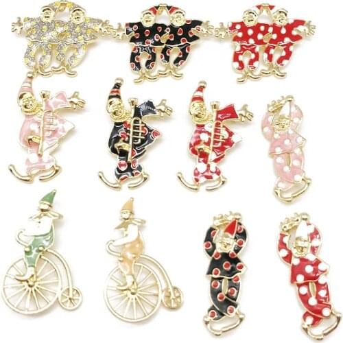 Christmas Gift Brooch Colorful Enamel Cute-Designs