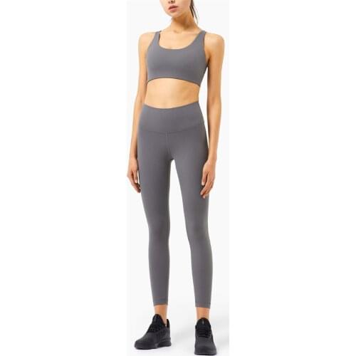 Sexy Tights Leggings High Waist Sportswear Yoga Set Womens Sports Suit Gym Workout Clothes Women Fitness Bra Running Yoga Pants