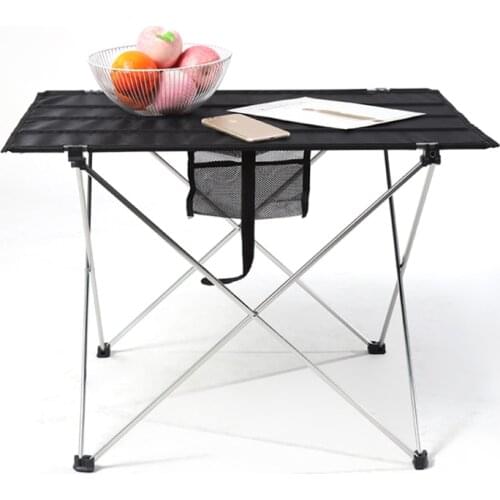 Outdoor Table Ultra Light Aluminum Alloy Folding Table Multifunctional Picnic Table Portable Stall Barbecue Camping Set Table