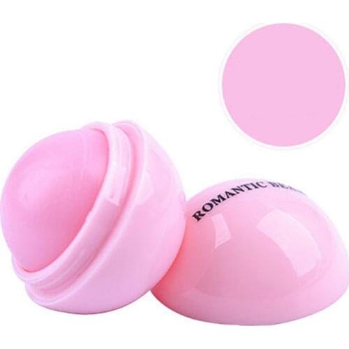 6 color Moisturizer Ball Lip Balm Lipgloss Enhancer Natural Plant Organic Sphere Pomade Ball Lipbalm Embellish Make up Cosmetics