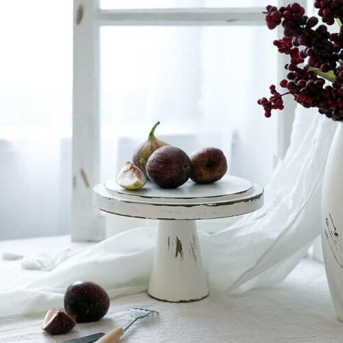 Vintage white wood cake stands 8"10" ornament Storage racks wedding cake tools for fondant cupcake Storage holders