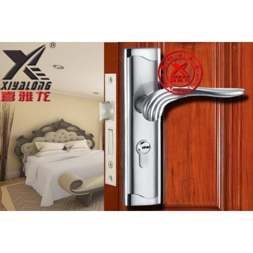 [Xi Ya Hardware] Zinc Alloy Handle Lock Door Handle engineering interior door locks double tongue