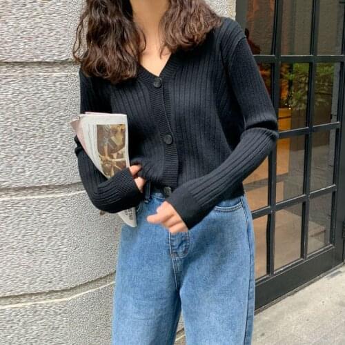 Women Cardigans 2021 Fashion Slim Ladies Knitted Sweaters Long Sleeve Buttons Sweater Autumn Winter Ladies Warm Cardigan Outwear