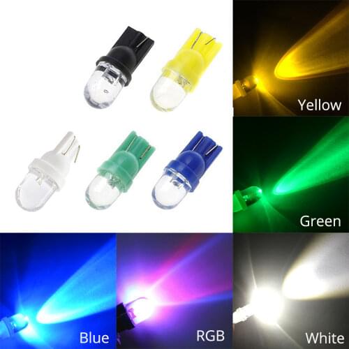 T10 W5W 168 194 501 Car Led Auto Lamp Wedge Light RGB Reverse License Plate Light Trunk Bulb Reverse Light 12V Instrument Lights
