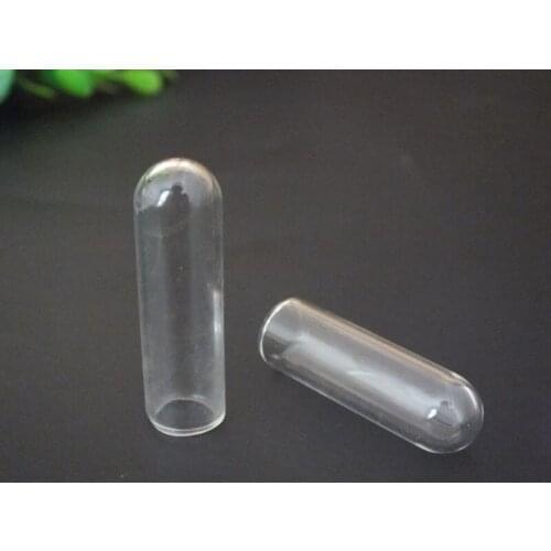 Free ship!! 40x12mm clear tube shape glass globe pendant/glass vial jewelry pendant DIY art necklace