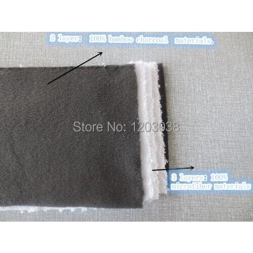 Free shipping baby cloth diapers/ nappy inserts 5 layer (3+2) high absorption organic bamboo charcoal insert 300pcs/ lots