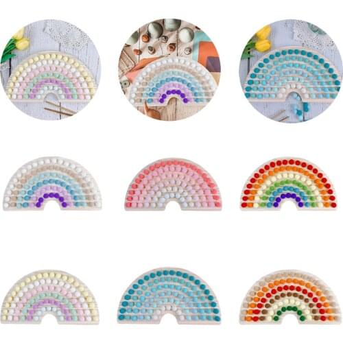 Wood Clip Bead Education Develop Interactive Motor Skill Sensory Toys Game