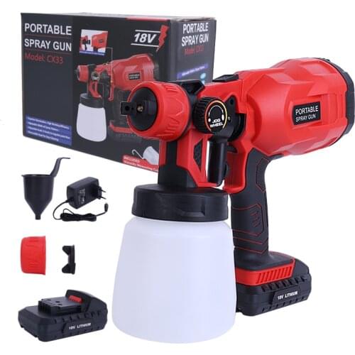 800ml Electric Spray Gun Household Disinfection Sterilization of Indoor Office Paint Spray Gun Control Airbrush Easy Spraying