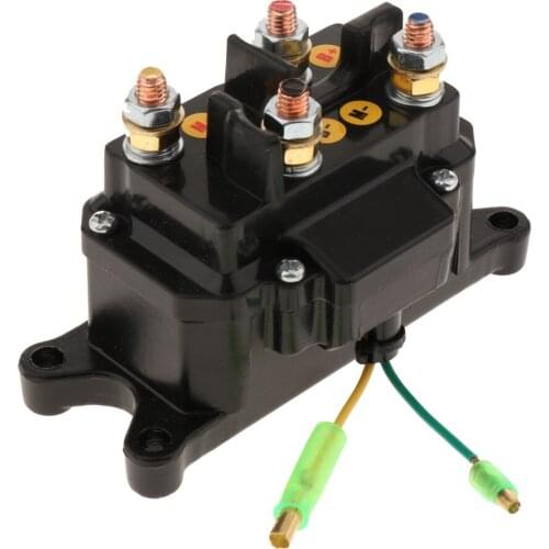 Winch Solenoid 12V 250A Relay Contactor for ATV UTV 4x4 Vehicles Hydraulic Pump Motors
