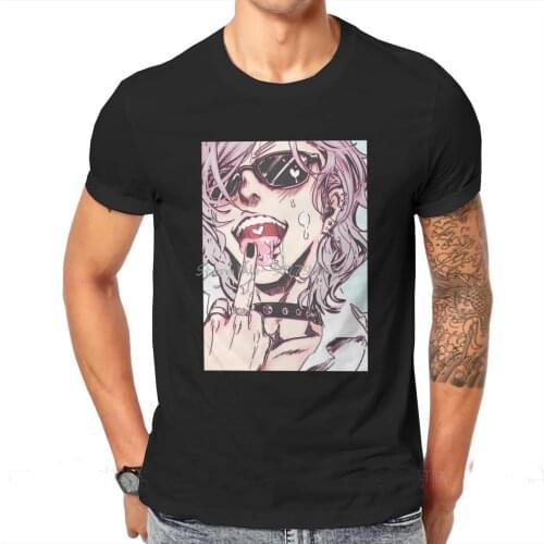 Yarichin B Club Yaoi Anime Stickers Essential T Shirt Men Ofertas Tshirt Cotton Casual Anime Men Tee Streetwear Harajuku