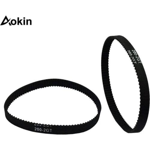 GT2 Closed Loop Timing Belt Rubber 2GT 6mm 3D Printers Parts 110 112 122 158 200 280 300 400 610 852 mm Synchronous Belts Part