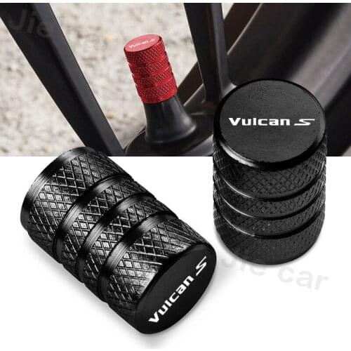 Motorcycle Tire Valve Air Port Stem Cover Cap Plug CNC Aluminum Accessories With Logo For Kawasaki VULCAN S VulcanS 650cc 650 CC