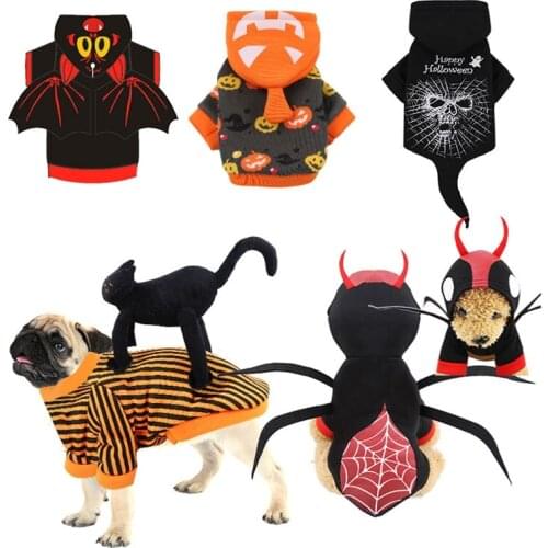 Halloween Costumes for Dog Clothes for Dogs Cat Chihuahua Winter Dog Coat Pet Clothing for Small Dogs Cats Clothes Christmas