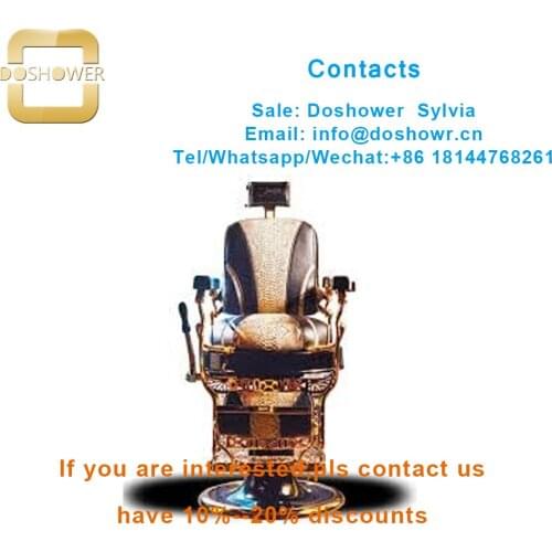 Doshower DS-W1859 barber chair square base with used barber chairs for sale for barber chair manufacturer