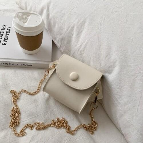 Summer mini chain bag womens bag2020New trendy Korean style girl fashion chain crossbody bag coin purse