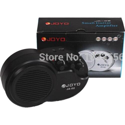 JOYO JA-02 Mini Guitar Amplifier Clip Speaker 3W Ukulele Amp Clean Distortion Effects