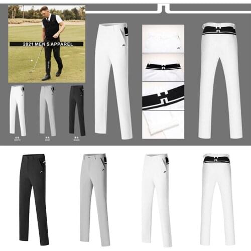 Golf mens autumn and winter trousers warm and velvet sweatpants golf wear