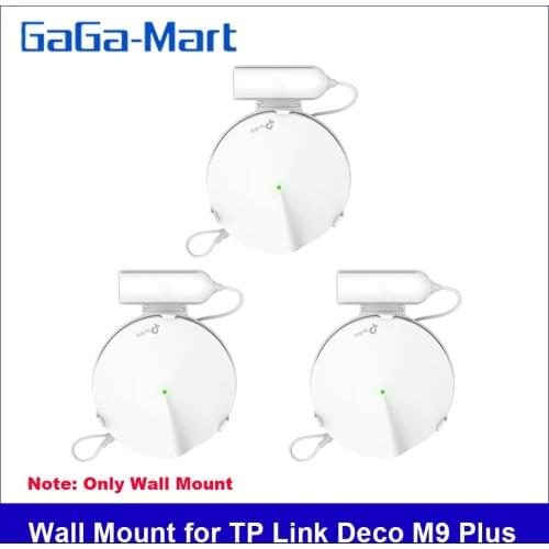 Wall Mount for TP Link Deco M9 Plus Whole Home Mesh WiFi System TP-Link Deco M9 Plus Wifi Router Shelf Cable Management Bracket
