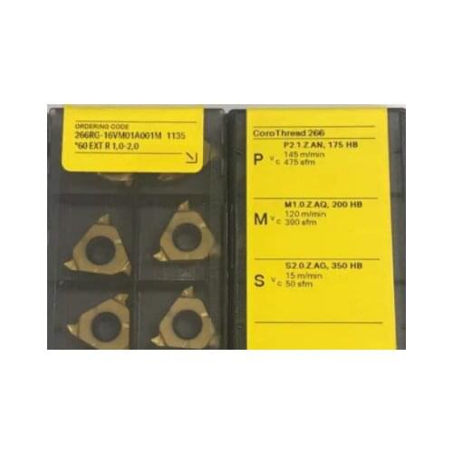 ORIGINAL 10PCS CARBIDE INSERT 266RG-16VM01A001M1135
