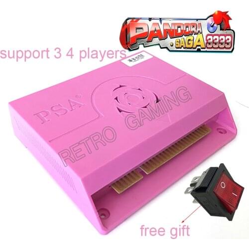 3333 in 1Arcade Game Board Pandora Saga Box Jamma Versoin Multigame Support 3 4 Players HD Video HDMI VGA output Coin operated