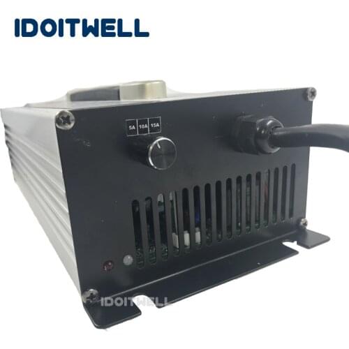 Customized 2000W adjustable current Battery Charger 36V 40A 35A 30A current 3 stages adjustable charger for power battery pack