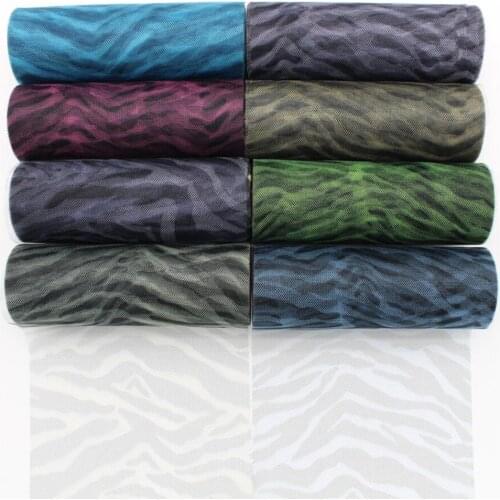 6 '15cm pattern tulle roll ribbon 10 yards DIY handmade material headdress pompadour dress wedding decoration